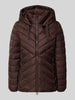 s.Oliver RED LABEL Slim Fit Steppjacke mit Zweiwege-Reißverschluss Dunkelbraun