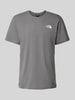 The North Face T-shirt met labelprint Antraciet