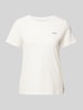 Tom Tailor Denim Regular Fit T-Shirt aus reiner Baumwolle Offwhite