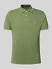 Polo Ralph Lauren Poloshirt mit Label-Stitching Khaki