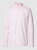 Tommy Hilfiger Freizeithemd mit Button-Down-Kragen Rot