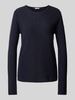 Tom Tailor Regular Fit Strickpullover mit Baumwoll-Anteil Dunkelblau