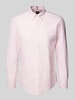 BOSS Regular Fit Business-Hemd mit Button-Down-Kragen Modell 'Roan' Rosa