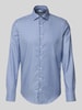 SEIDENSTICKER Koszula biznesowa o kroju slim fit z kołnierzykiem typu kent Niebieski