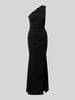 SISTAGLAM Abendkleid mit One-Shoulder-Träger Black