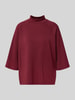 Soyaconcept Sweatshirt mit Stehkragen und 1/2-Arm Modell 'BANU' Bordeaux