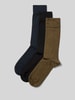 HUGO Sokken van katoenmix in een set van 3 paar Grafiet