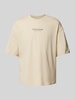 Alpha Industries T-Shirt mit Label-Print Modell 'Studio Edition' Offwhite