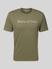 Marc O'Polo Regular Fit T-Shirt aus reiner Baumwolle Oliv