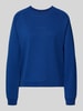 Marc O'Polo Denim Oversized Sweatshirt mit Label-Print Royal
