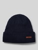 Barts Beanie mit Label-Detail Modell 'WILBERT' Marine