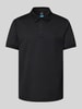 LUHTA Regular Fit Poloshirt mit Label-Print Modell 'KIVILAHTI' Black