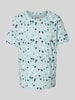 Tom Tailor T-shirt met all-over print Mintgroen