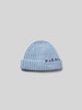 Marni Beanie mit Label-Stitching Blau