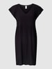 QS Knielanges Kleid aus Viskose Black