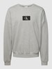 Calvin Klein Underwear Sweatshirt mit Label-Print Mittelgrau Melange