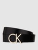 CK Calvin Klein Leren riem met labelapplicatie 