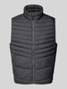 Jack & Jones Bodywarmer met opstaande kraag, model 'STATE' Antraciet