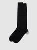 BOSS Socken mit geripptem Abschluss im 2er-Pack Black