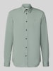 Armedangels Relaxed fit vrijetijdsoverhemd van biologische katoenmix, model 'GIAALO' Lichtgroen