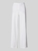 Raffaello Rossi Wide Leg Stoffhose mit Strukturmuster Modell 'PALINA' Offwhite