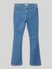 Only Slim Fit Jeans mit ausgestelltem Bein Modell 'MILA-IRIS' Blau