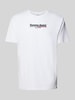 Tommy Jeans T-Shirt mit Label-Print Weiss