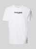 Tommy Jeans T-shirt met labelprint Wit