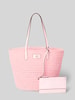 Lauren Ralph Lauren Shopper mit Label-Applikation Modell 'BRIE' Rose