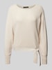 Betty Barclay Strickpullover mit gerippten Abschlüssen Beige