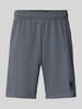 CHAMPION Sweatshorts met logoprint, model 'TAPE' Antraciet