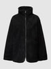 Vero Moda Fleecejacke mit Stehkragen Modell 'LUNE' Black