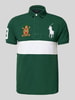Polo Ralph Lauren Custom Slim Fit Poloshirt mit verdeckter Knopfleiste Dunkelgruen
