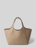 BOSS Shopper aus echtem Leder mit Label-Detail Beige