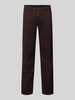 bugatti Chinos o kroju slim fit z mieszanki bawełny Bordowy