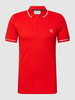 Calvin Klein Jeans Poloshirt met labelstitching Rood