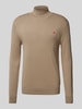 Scotch & Soda Strickpullover mit Rollkragen Beige