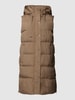 OPUS Steppweste mit Kapuze Modell 'Wafina' Camel