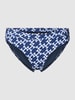 TOMMY HILFIGER Bikini-Slip mit Logo-Muster Marine