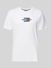 Tommy Hilfiger Regular fit T-shirt van puur katoen Wit
