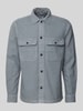 Only & Sons Regular Fit Freizeithemd mit New-Kent-Kragen Modell 'OLIVER' Stein