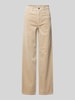 Marc O'Polo Denim Wide Leg Cordhose im 5-Pocket-Design Beige