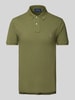 Polo Ralph Lauren Slim Fit Poloshirt mit Logo-Stitching Oliv