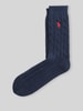 Polo Ralph Lauren Socken aus Baumwoll-Mix mit Logo-Stitching Blau