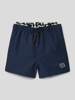 Jack & Jones Zwembroek met labeldetail, model 'FIJI' Marineblauw