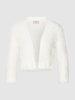 V.M. Bolero mit Strukturmuster Offwhite