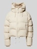 RAINS Steppjacke mit Zweiwege-Reißverschluss Modell 'Alta' Offwhite