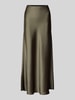 Luisa Cerano Długa spódnica z elastycznym pasem Khaki