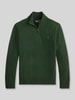 Polo Ralph Lauren Regular Fit Troyer aus reiner Wolle Dunkelgruen