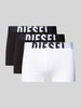 Diesel Trunks mit elastischem Bund im 3er-Pack Black